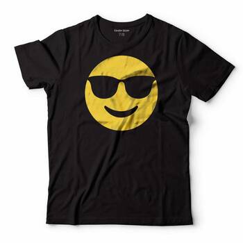 GÖZLÜK EMOJİ ICON SMILE GLASES ÇOCUK TİŞÖRT