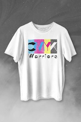 Grafiker Cmyk Savaşçısı Warrior Tasarımcı Baskılı Tişört Unisex T-shirt - Thumbnail