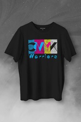 Grafiker Cmyk Savaşçısı Warrior Tasarımcı Baskılı Tişört Unisex T-Shirt - Thumbnail