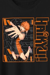 Haikyuu Fly Anime Baskılı Tişört Unisex T-Shirt - Thumbnail