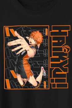 Haikyuu Fly Anime Baskılı Tişört Unisex T-Shirt