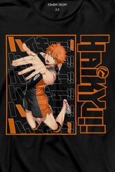 Haikyuu Fly Anime Uzun Kollu Tişört Baskılı T-Shirt - Thumbnail