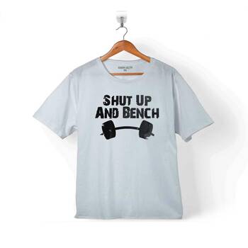 HALTER SHUT UP AND BENCH GYM BODYBUILDING ÇOCUK TİŞÖRT