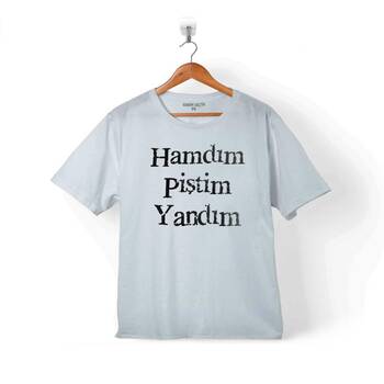 HAMDIM PİŞTİM YANDIM MEVLANA MESNEVİ TASAVVUF ÇOCUK TİŞÖRT