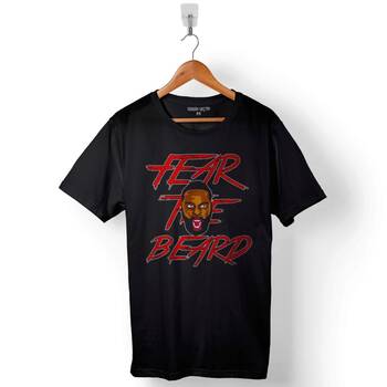 Hames Harden Fear The Beard Ftb Baskılı Tişört Unisex T-Shirt