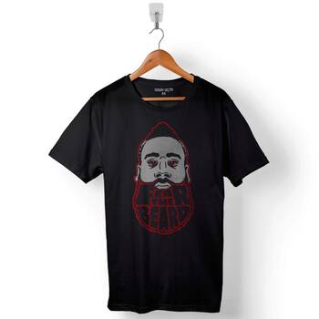 Hames Harden Fear The Beard Ftb Rocket Baskılı Tişört Unisex T-Shirt