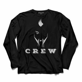 HAYKO CEPKİN CROW LOGO UZUN KOLLU TİŞÖRT