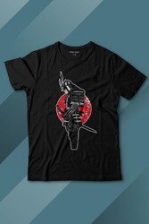 Helmet Kask Spartan Samuray Savaşçı Kılıç Baskılı Tişört Çocuk T-shirt - Thumbnail