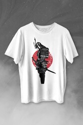 Helmet Kask Spartan Samuray Savaşçı Kılıç Baskılı Tişört Unisex T-shirt - Thumbnail