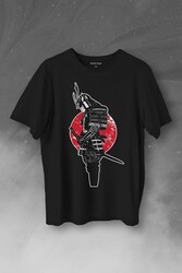 Helmet Kask Spartan Samuray Savaşçı Kılıç Baskılı Tişört Unisex T-Shirt - Thumbnail