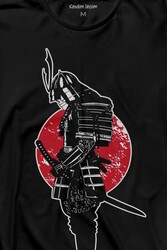 Helmet Kask Spartan Samuray Savaşçı Kılıç Uzun Kollu Tişört Baskılı T-Shirt - Thumbnail