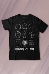 History Of Art Monet Dali Da Vinci Baskılı Tişört Çocuk T-shirt - Thumbnail