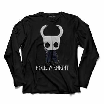 HOLLOW KNIGHT GHOST CADILAR BAYRAMI KURU KAFA UZUN KOLLU TİŞÖRT