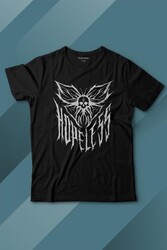 Hopeless Gothic Umutsuz Black Karanlık Baskılı Tişört Çocuk T-shirt - Thumbnail