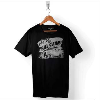 Hot Rod Hill Climb In Central Cıty Colorado Baskılı Tişört Unisex T-Shirt