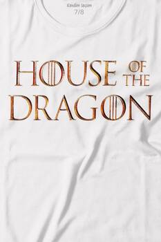 House Of The Dragon Logo Targaryen Baskılı Tişört Çocuk T-shirt