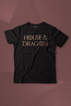 House Of The Dragon Logo Targaryen Baskılı Tişört Çocuk T-shirt