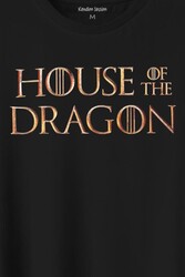 House Of The Dragon Logo Targaryen Baskılı Tişört Unisex T-Shirt - Thumbnail