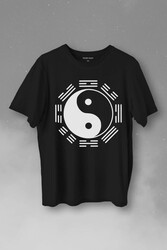 Hyuga Clan Symbol Characters Ying Yang Naruto Baskılı Tişört Unisex T-Shirt - Thumbnail