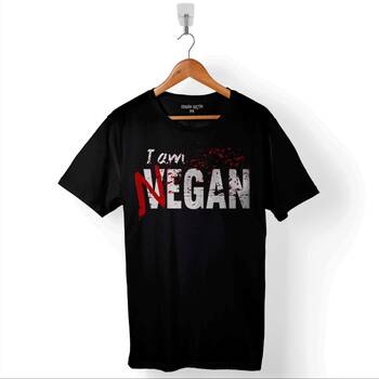 I Am Negan The Walking Dead Yürüyen Ölüler Baskılı Tişört Unisex T-Shirt