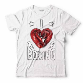 I LOVE BOXING BOKS RİNG MUHAMMED ALI ÇOCUK TİŞÖRT