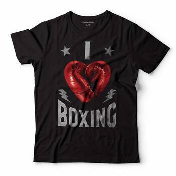 I LOVE BOXING BOKS RİNG MUHAMMED ALI ÇOCUK TİŞÖRT