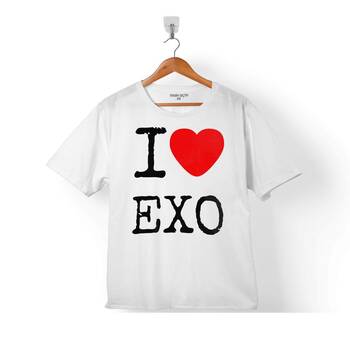 I LOVE EXO EKSO GROUP LOGO ÇOCUK TİŞÖRT