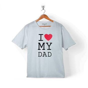 I LOVE MY DAD BABALAR DOĞUM GÜNÜ HEDİYE 5 ÇOCUK TİŞÖRT