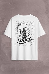 I Need More Space Uzay Cosmos Astronot Galaksi Sırt Ön Baskılı Oversize Tişört Unisex T-Shirt - Thumbnail