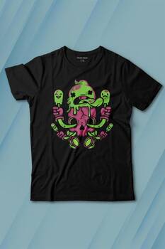 Icecream Skull Dondurma Kurukafa Street Wear Baskılı Tişört Çocuk T-shirt