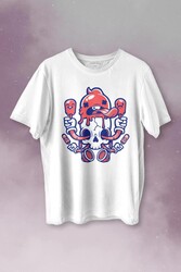 Icecream Skull Dondurma Kurukafa Street Wear Baskılı Tişört Unisex T-shirt - Thumbnail