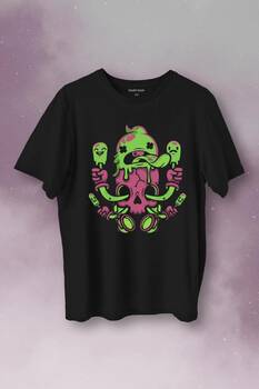 Icecream Skull Dondurma Kurukafa Street Wear Baskılı Tişört Unisex T-Shirt