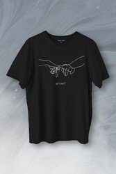 İddia Sevgili Minimal Baskılı Tişört Unisex T-Shirt - Thumbnail