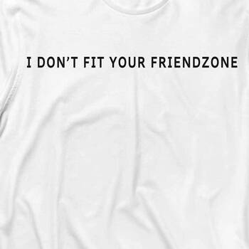 If Dont Fıt You Frıendzone Uzun Kollu Tişört Baskılı T-Shirt