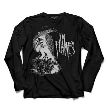 IN FLAMES SIREN CHAMS LOGO UZUN KOLLU TİŞÖRT