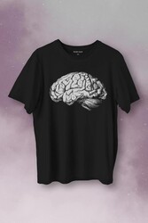 İnsan Beyni Kafayı Kulllan Beyin Zeka Baskılı Tişört Unisex T-Shirt - Thumbnail