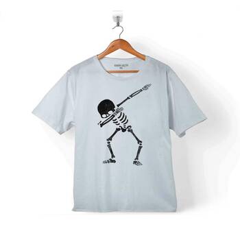 İSKELET DANSI DABBING SKELETON SKULL KURU KAFA ÇOCUK TİŞÖRT