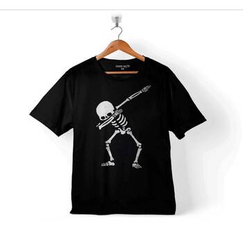 İSKELET DANSI DABBING SKELETON SKULL KURU KAFA ÇOCUK TİŞÖRT