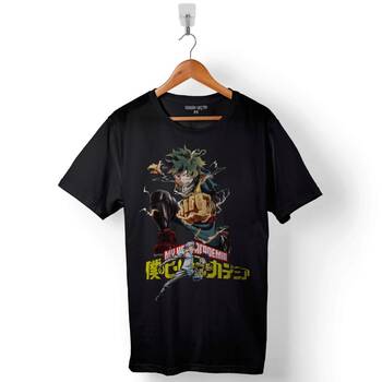 Izuku Mıdorıya Boku No Hero My Academıa Baskılı Tişört Unisex T-Shirt