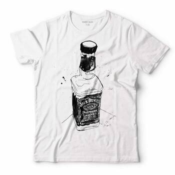 JACK DANIELS WHISKEY VİSKİ ŞİŞESİ ALKOL ÇOCUK TİŞÖRT