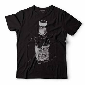 JACK DANIELS WHISKEY VİSKİ ŞİŞESİ ALKOL ÇOCUK TİŞÖRT