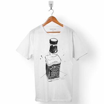 JACK DANIELS WHISKEY VİSKİ ŞİŞESİ ALKOL ERKEK TİŞÖRT