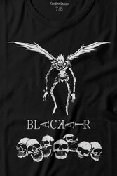 Japon Death Note Black Air Hip Hop Baskılı Tişört Çocuk T-shirt - Thumbnail