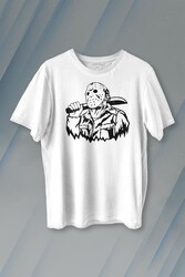 Jason 13. Cuma Korku Film Friday Baskılı Tişört Unisex T-shirt - Thumbnail