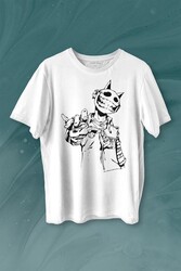 Jester J Smile Venom Gothic Maske Mask Sokak Baskılı Tişört Unisex T-shirt - Thumbnail