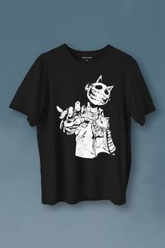 Jester J Smile Venom Gothic Maske Mask Sokak Baskılı Tişört Unisex T-Shirt