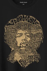 Jimi Hendrix Rock Heavy Blues Gitar Baskılı Tişört Unisex T-Shirt - Thumbnail