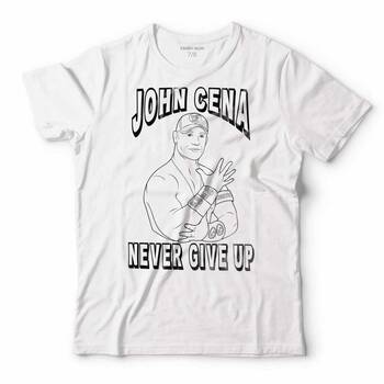 JOHN CENA NEVER GIVE UP WWE AMERİKAN GÜREŞİ ÇOCUK TİŞÖRT