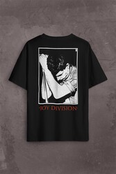 Joy Division Ian Curtis 90S Rock Punk Uk Sırt Ön Baskılı Oversize Tişört Unisex T-Shirt - Thumbnail