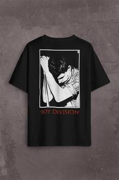 Joy Division Ian Curtis 90S Rock Punk Uk Sırt Ön Baskılı Oversize Tişört Unisex T-Shirt